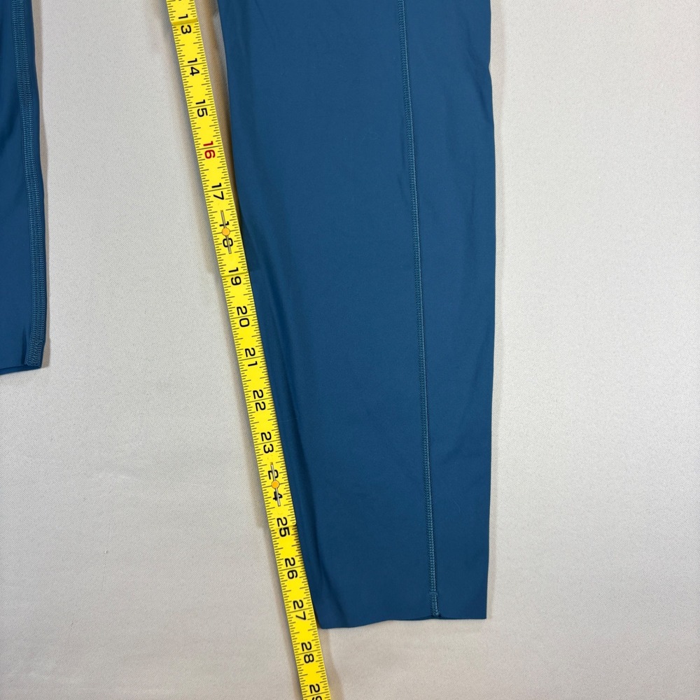 Lululemon Fast and Free Tight 28 Women 12 Blue Brushed Nulux Running Workout - Picture 7 of 12